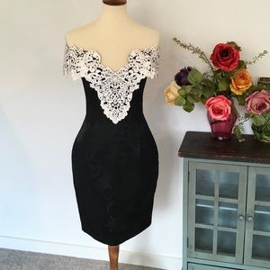 Vintage Scott McClintock cocktail dress.